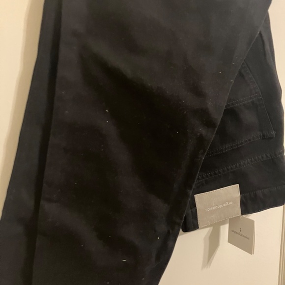 NWT Organic Basics Black Circular Denim 5 pockets 100% cotton size 34 - Picture 7 of 10